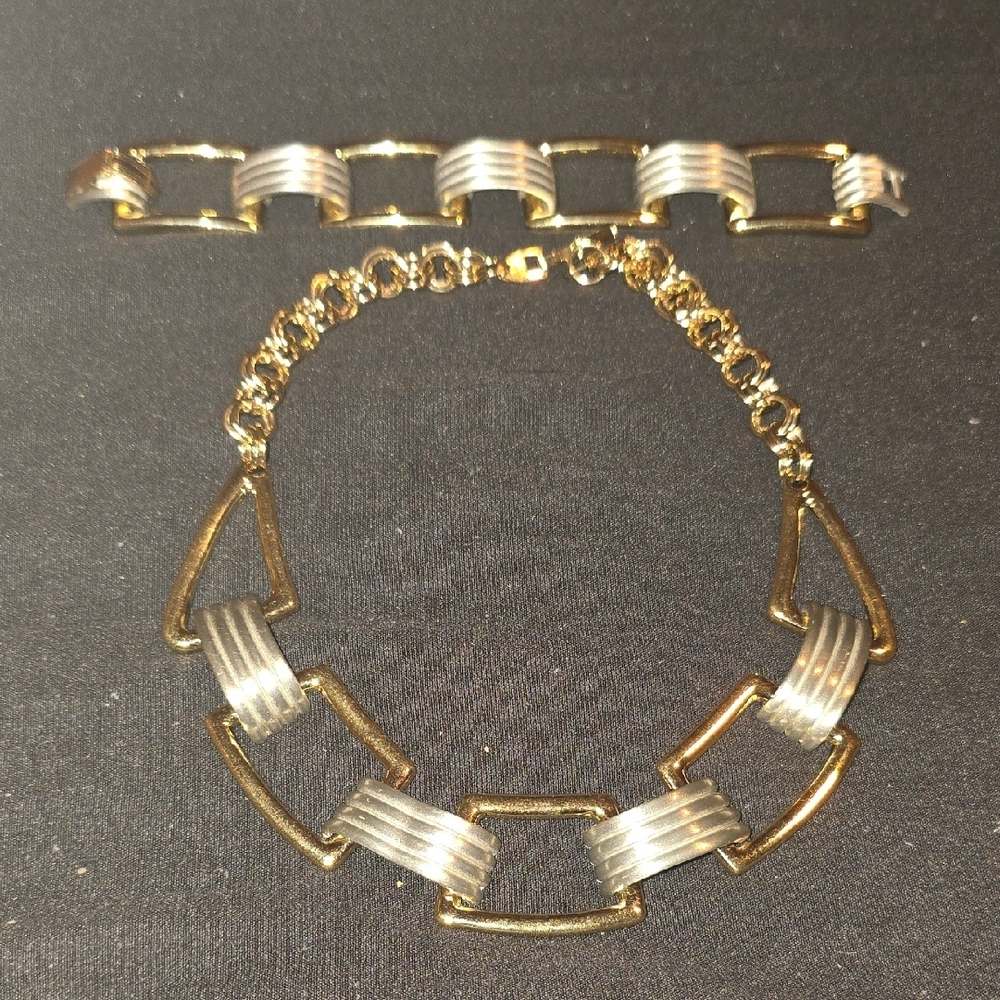Elegant Gold and Silver Jewelry Set